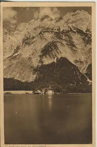 Königssee v. 1927 St. Bartholomä (AK2283) 