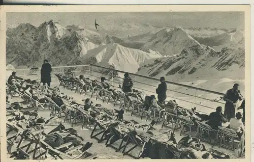 Zugspitze v. 1943 Schneefernerhaus-Terrasse (AK2288) 