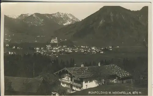 Ruhpolding v. 1933 Teil-Stadt-Ansicht (AK2290)