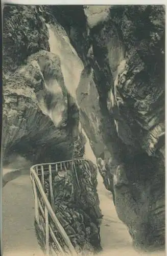 Albulabahn v. 1914 Taminschlucht (AK2292)