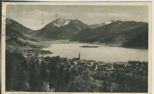 Schliersee v. 1929 Dorf und der See (AK2301)
