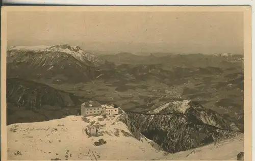 Watzmannhaus mit Blick auf Berchtesgaden v. 1927 (AK2302)