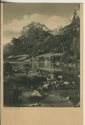 Hintersee v. 1929 Mühlsturzhörnern (AK2308)