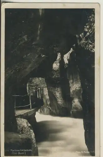 Partnachklamm v. 1929 (AK2310)