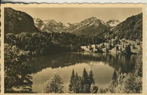 Freibergsee bei Oberstdorf v. 1938 (AK2313) 