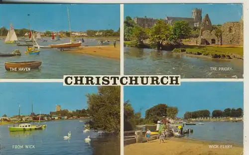 Christchurch v. 1968 4 Ansichten (AK2325)
