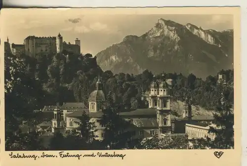 Salzburg v. 1950 Teil-Stadt-Ansicht (AK2328)