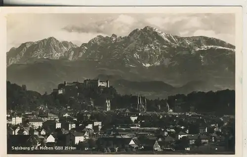Salzburg v. 1956 Stadt gegen Hohen Göll (AK2335)