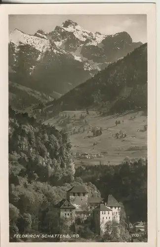 Feldkirch v. 1955 Die Schattenburg (AK2340)