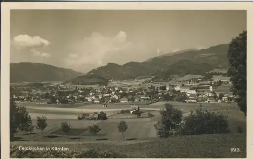 Feldkirchen v. 1955 Dorf-Ansicht (AK2342)