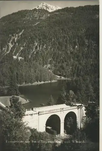 Fernsteinsee mit Ruine Siegmundsburg v. 1955 (AK2347)