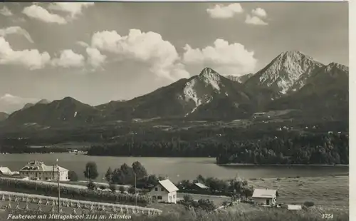 Faakersee mit Mittagskogel v. 1955 (AK2350)