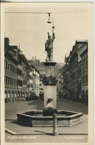Feldkirch-Neustadt v. 1951 Dorfansicht (AK2357)