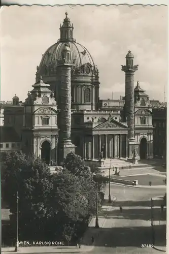 Wien v. 1955 Die Karlskirche (AK2362)