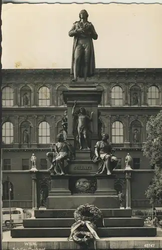 Wien v. 1964 Schiller-Denkmal (AK2371)