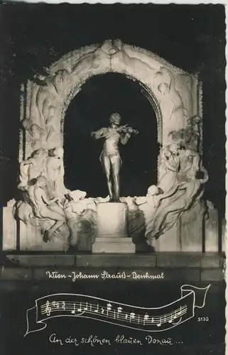 Wien v. 1955 Johannes Strauß Denkmal (AK2378)