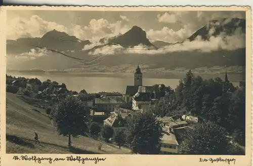 St. Wolfgang v. 1935 Dorfansicht (AK2383) 