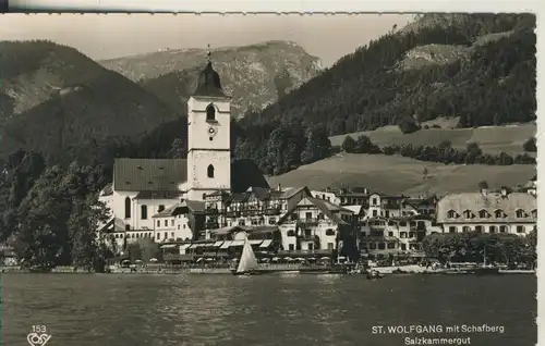 St. Wolfgang v. 1955 Dorfansicht (AK2392)