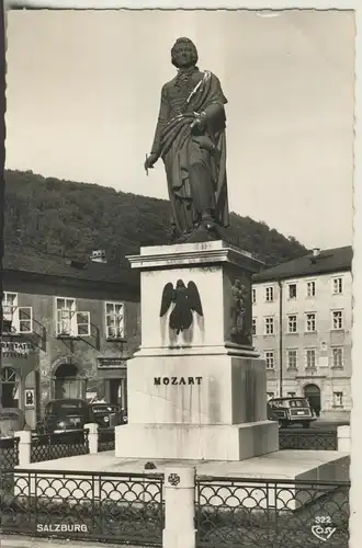 Salzburg v. 1961 Mozart-Denkmal (AK2399) 