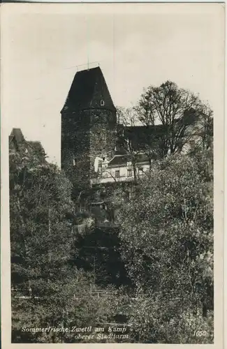 Zwettl v. 1955 Der obere Stadtturm (AK2410-1) 