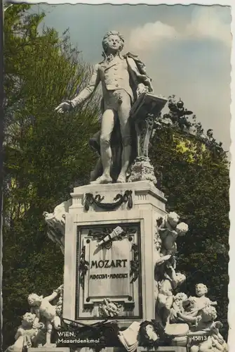Wien v. 1964 Mozart-Denkmal (AK2416)