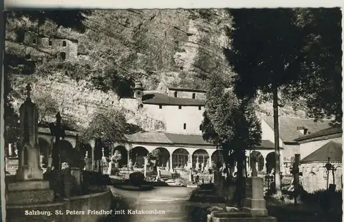 Salzburg v. 1960 St. Peters Friedhof und Katabomben (AK2445)