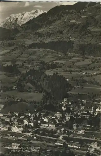 Schwarzach (Salzburg) v. 1960 Dorfansicht (AK2449)