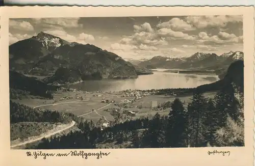 St. Gilgen v. 1939 Dorfansicht & See (AK2451) 
