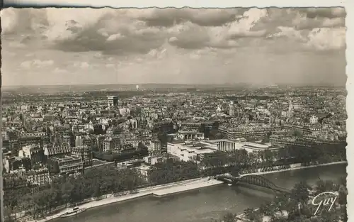 Paris v. 1955 Teil-Stadt-Ansicht (AK2466)