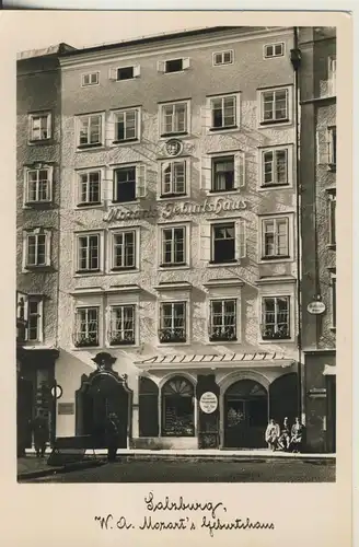 Salzburg v. 1954 W.A. Mozart Geburtshaus (AK2469)