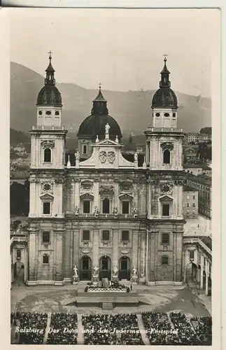Salzburg v. 1958 Der Dom und das Jedermann (AK2470)