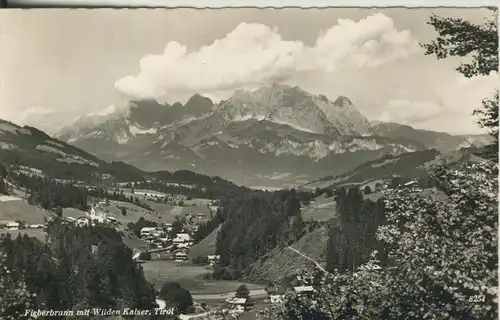 Fieberbrunn v. 1963 Dorfansicht (AK2510)