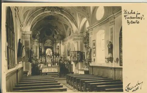 Zillertal v. 1959 Kirche in Finkenberg (AK2520)