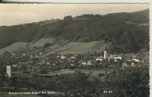 Anger bei Weiz v. 1961 Dorfansicht (AK2544) 