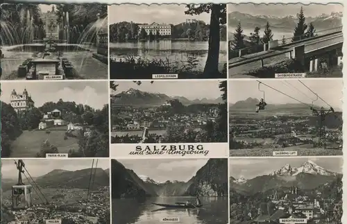 Salzburg v. 1961 9 Ansichten (AK2550) 