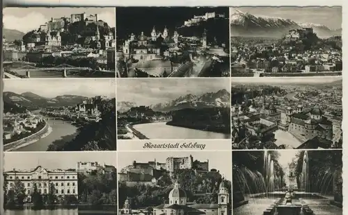 Salzburg v. 1960 9 Ansichten (AK2551)
