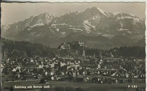 Salzburg v. 1963 Teil-Stadt-Ansicht (AK2571)