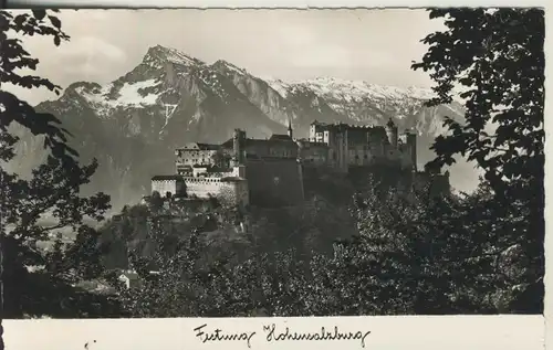 Salzburg v. 1963 Festung Hohensalzburg (AK2572) 