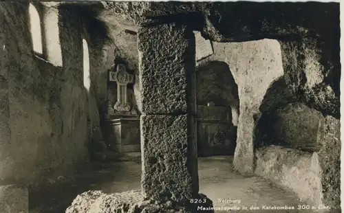 Salzburg v. 1963 Maximuskapelle in den Katakomben (AK2576)