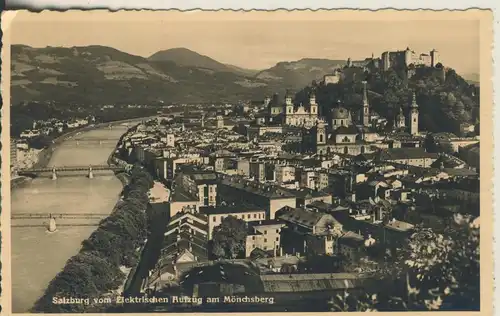 Salzburg v. 1946 Teil-Stadt-Ansicht (AK2578)
