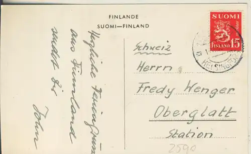Helsinki v. 1953 Teläsatama (AK2590) 