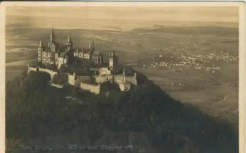 Hohenzollern v. 1948 Burg Hohenzollern - Fliegeransicht (AK2611)