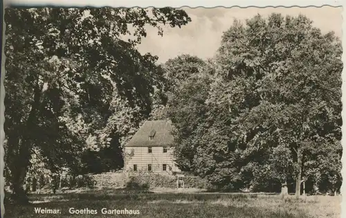 Weimar v. 1962 Goethes Gartenhaus (AK2614) 
