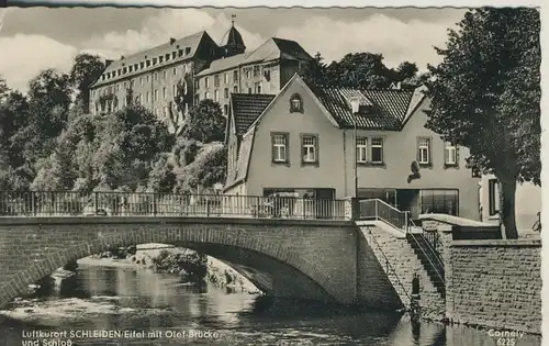 Schleiden v. 1962 Olef Brücke mit Geschäft (AK2622)