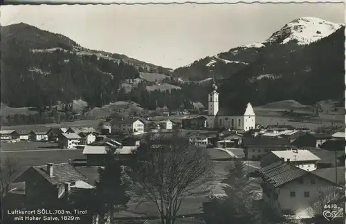 Söll v. 1963 Dorfansicht (AK2633)