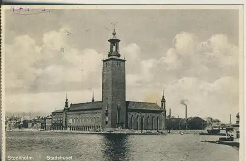 Stockholm v. 1931 Stadshuset (AK2646)