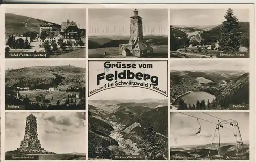 Grüsse vom Feldberg v. 1957 8 Ansichten (AK2664)