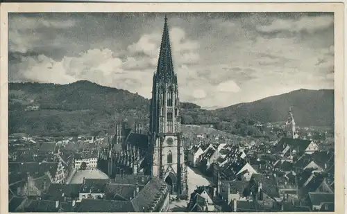 Freiburg v. 1950 Stadtansicht (AK2666)