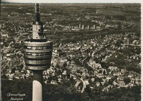 Stuttgart v. 1960 Teil-Stadt-Ansicht (AK2684)