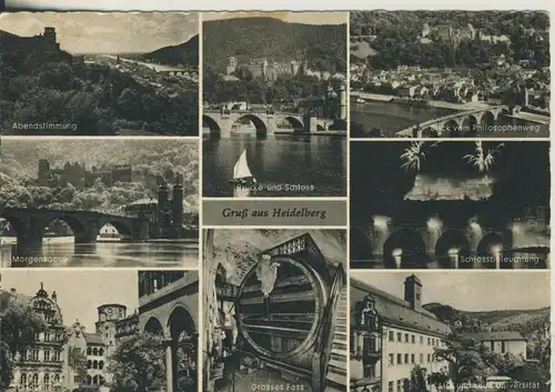 Heidelberg v. 1965 8 Ansichten (AK2698)